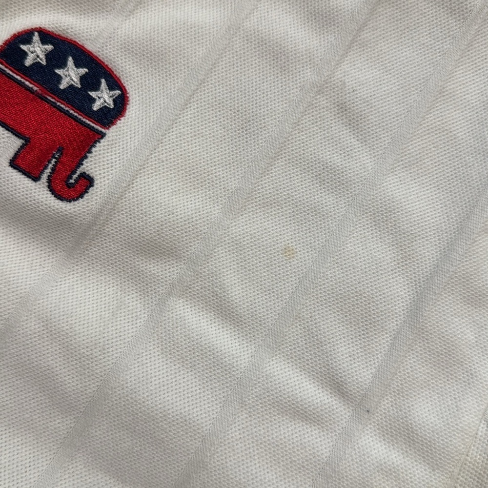Vintage Republican Party polo shirt by White House Gear made in USA patriotic - Picture 3 of 8